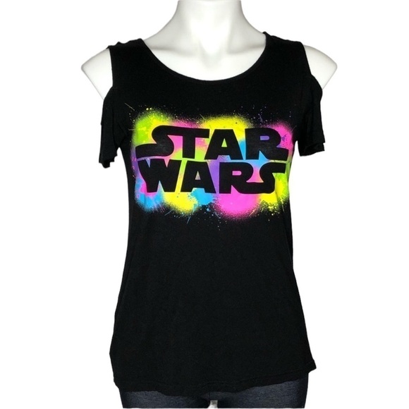 Disney Parks Star Wars cold shoulder top, XS - Picture 3 of 6